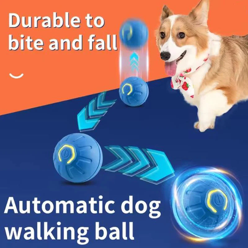 Automatic Interactive Dog Ball Toy – Electronic Moving & Bouncing Pet Toy