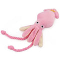 Soft Fleece Dog Chew Toy for Gentle Play