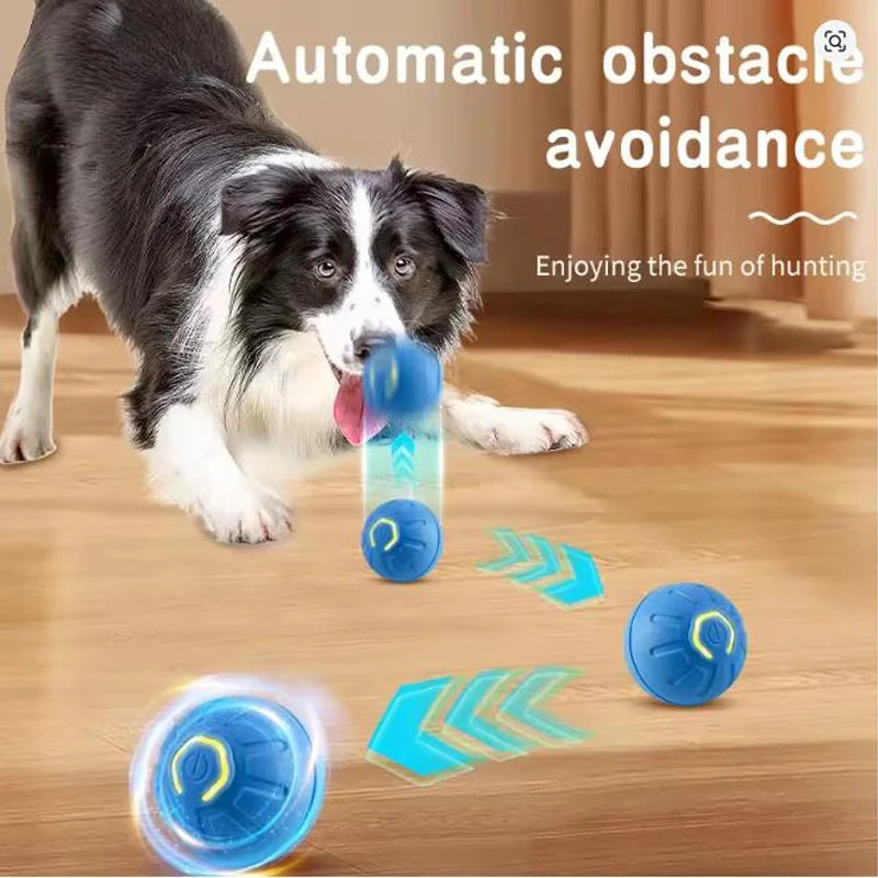 Automatic Interactive Dog Ball Toy – Electronic Moving & Bouncing Pet Toy