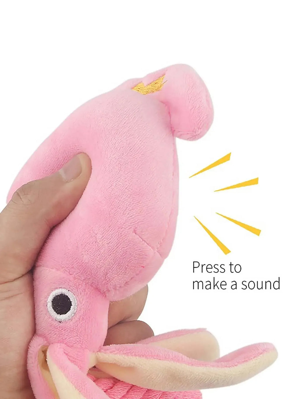 Soft Fleece Dog Chew Toy for Gentle Play
