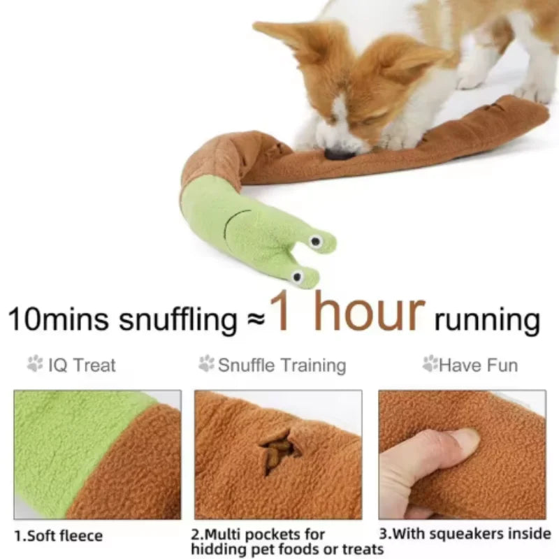 Plush Dog Toy for Aggressive Chewers – Soft Fleece Squeaky Toy for Dog