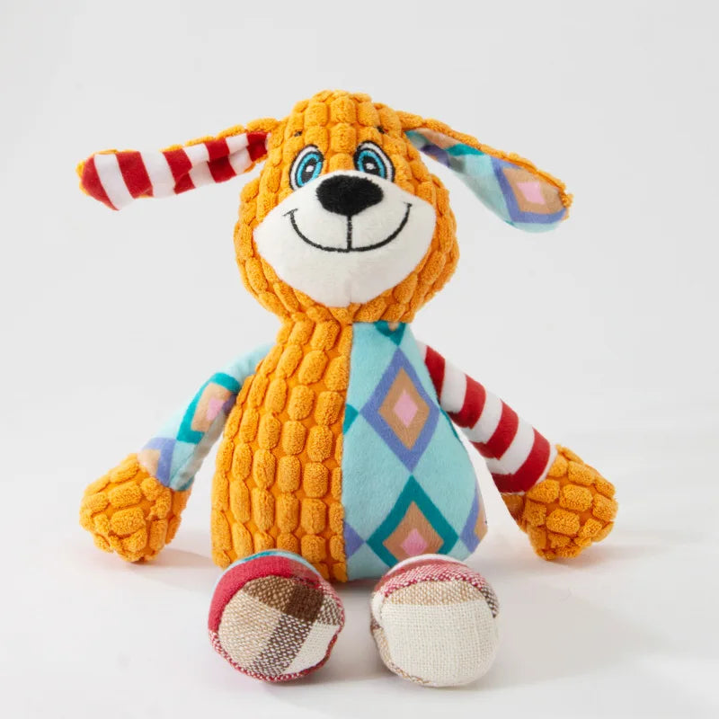 Ishiline Plush Squeaky Dog Toy – Soft Fleece Chew & Cuddle Toy