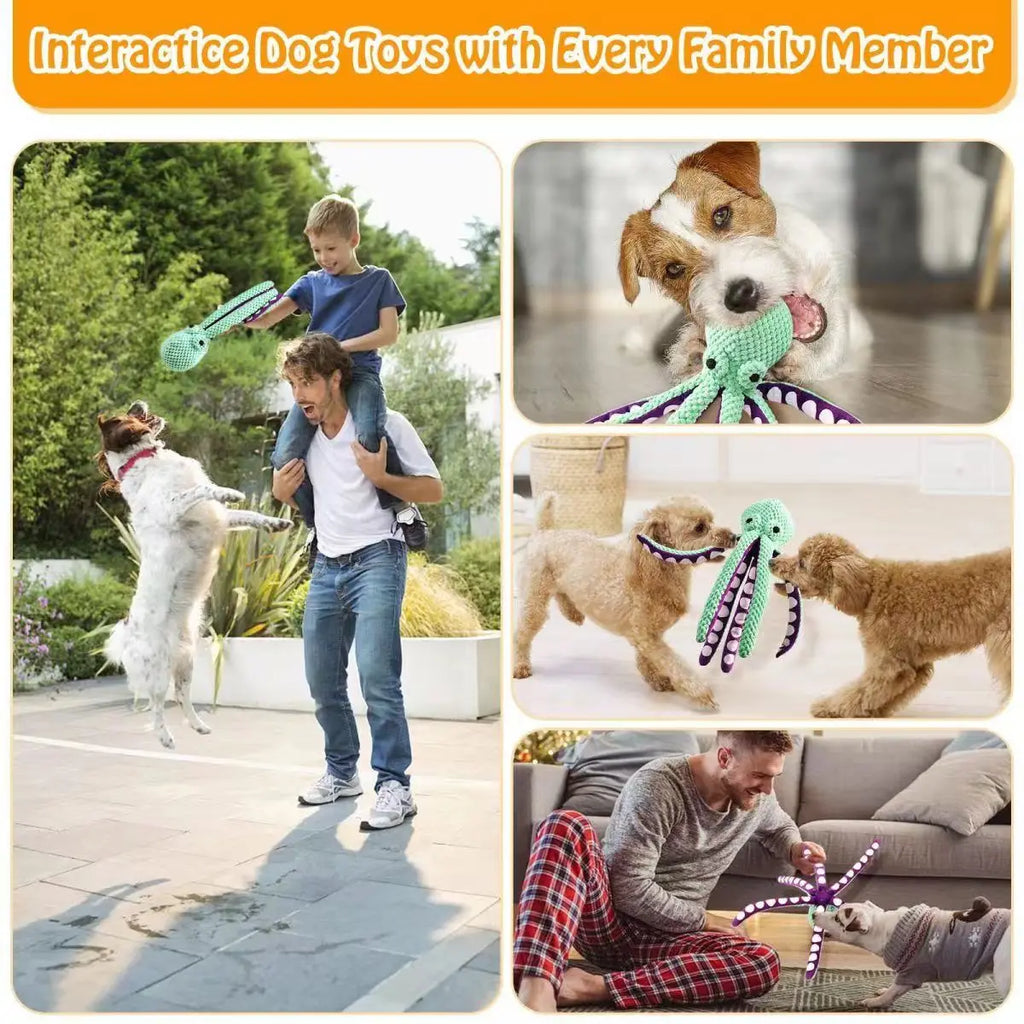 Product Title Plush Squeaky Dog Toy – Soft Fleece Chew & Play Toy