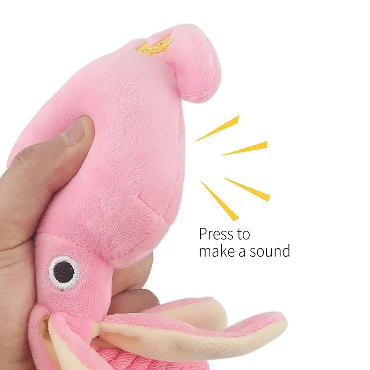 Soft Fleece Dog Chew Toy for Gentle Play
