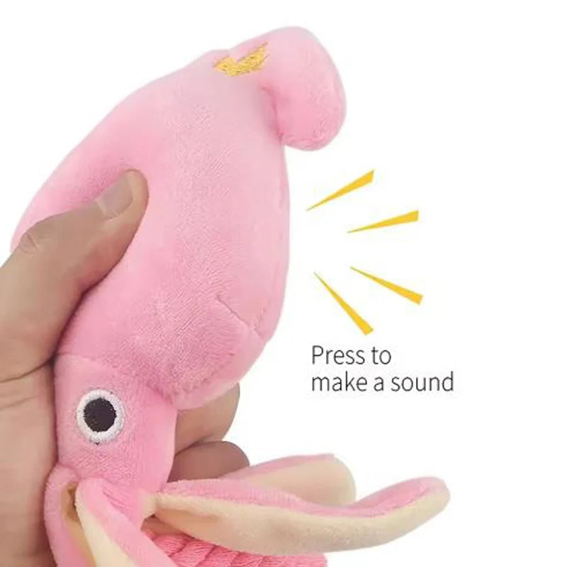 Soft Fleece Dog Chew Toy for Gentle Play
