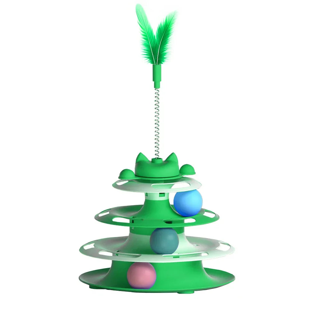 Lightweight Plastic Cat Toy Balls – Indoor Play Toys for Cats