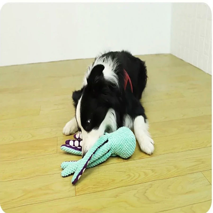 Product Title Plush Squeaky Dog Toy – Soft Fleece Chew & Play Toy