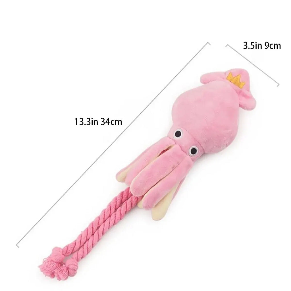 Soft Fleece Dog Chew Toy for Gentle Play