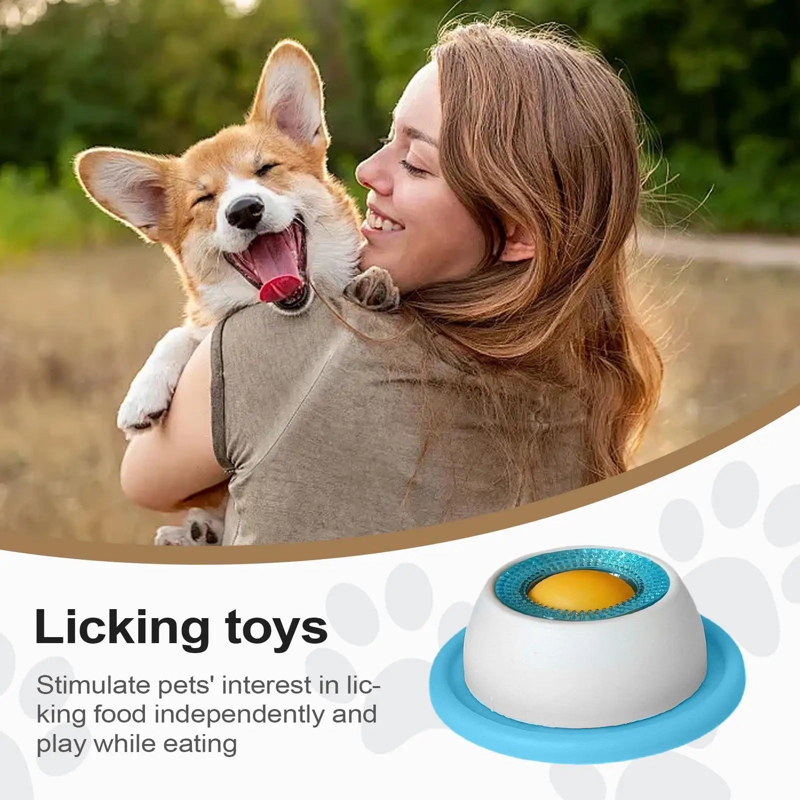 Slow Feed Dog Bowl – Healthy Plastic Feeding Bowl for Dogs, Cats & Puppies