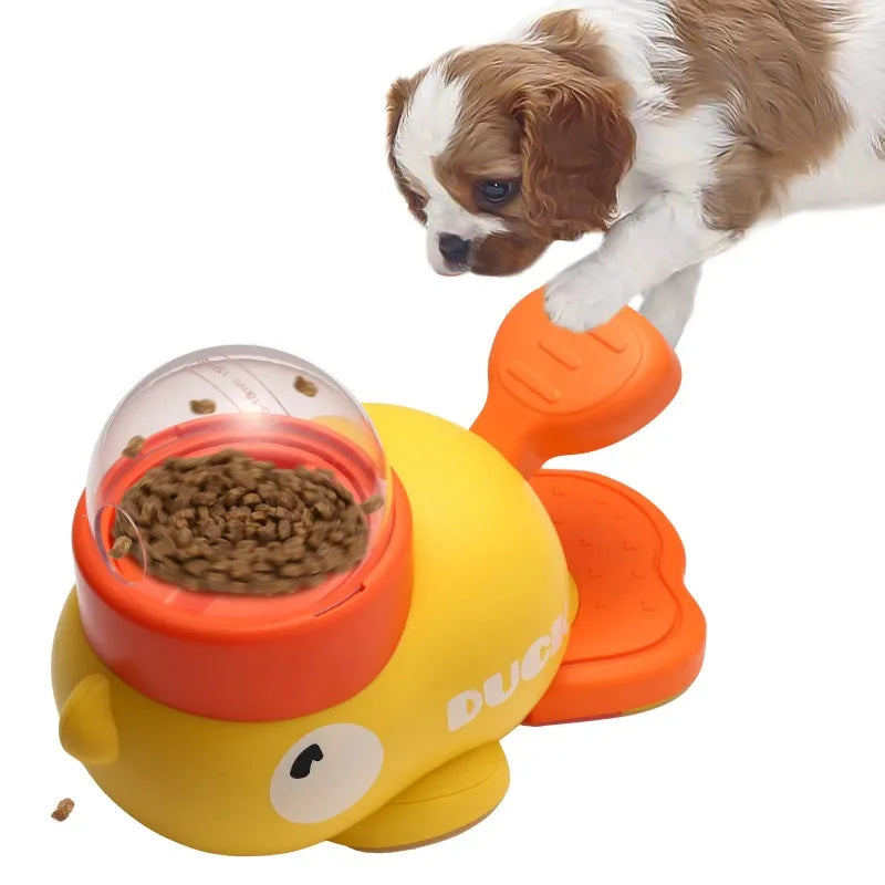 Interactive plastic dog ball toy for puppies and dogs