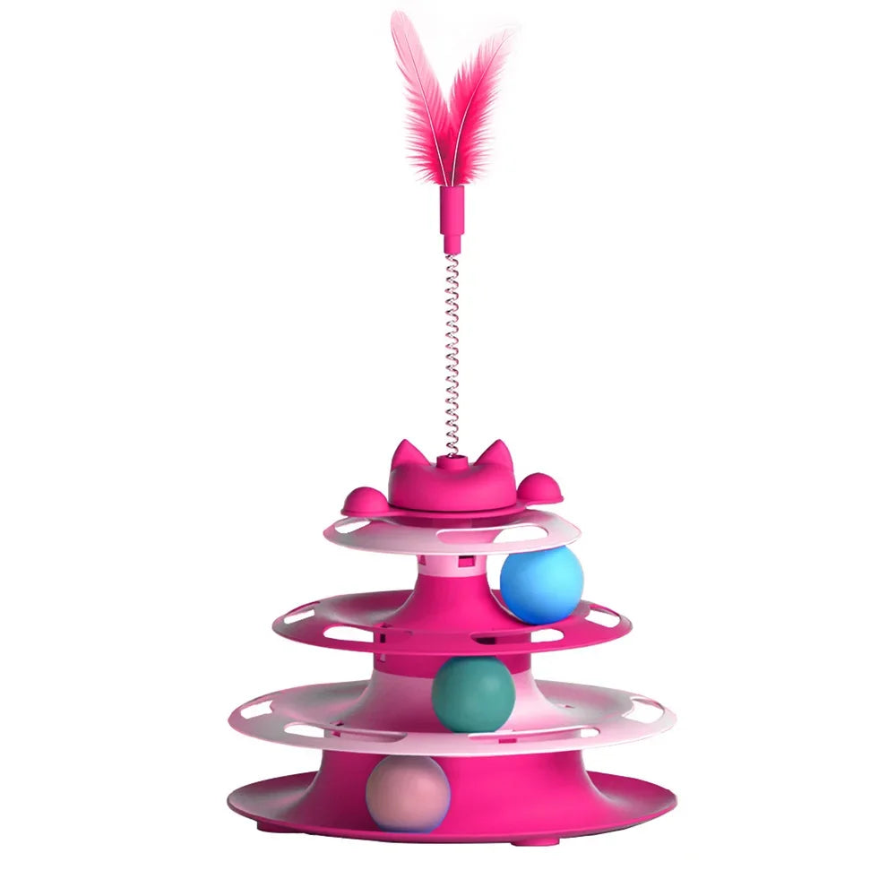 Lightweight Plastic Cat Toy Balls – Indoor Play Toys for Cats