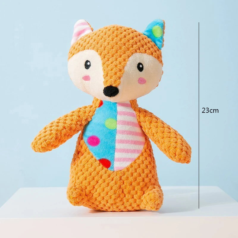 Ishiline Plush Squeaky Dog Toy – Soft Fleece Chew & Cuddle Toy