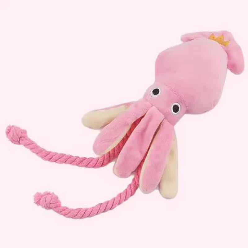 Soft Fleece Dog Chew Toy for Gentle Play