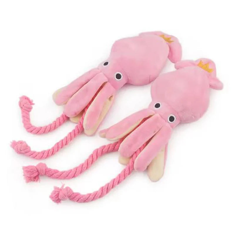 Soft Fleece Dog Chew Toy for Gentle Play