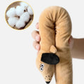 Plush Dog Toy for Aggressive Chewers – Soft Fleece Squeaky Toy for Dog