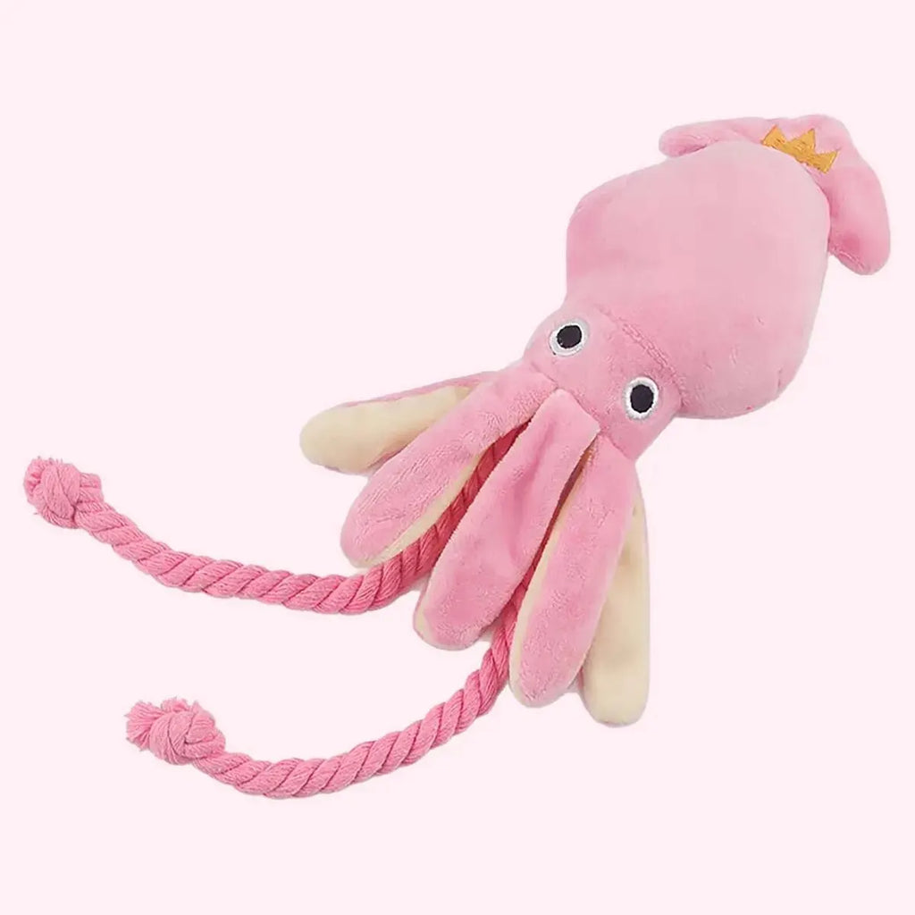Soft Fleece Dog Chew Toy for Gentle Play