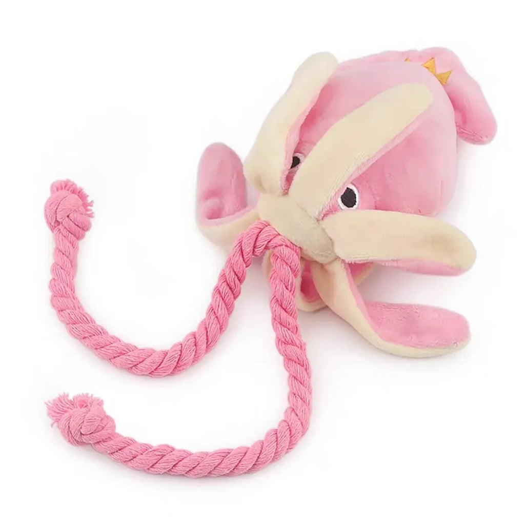 Soft Fleece Dog Chew Toy for Gentle Play