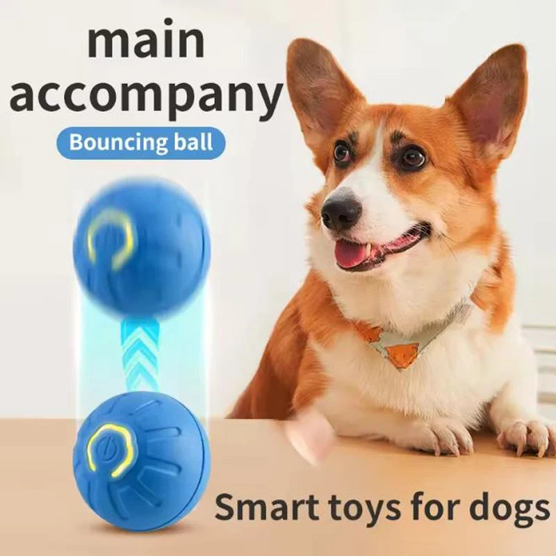 Automatic Interactive Dog Ball Toy – Electronic Moving & Bouncing Pet Toy