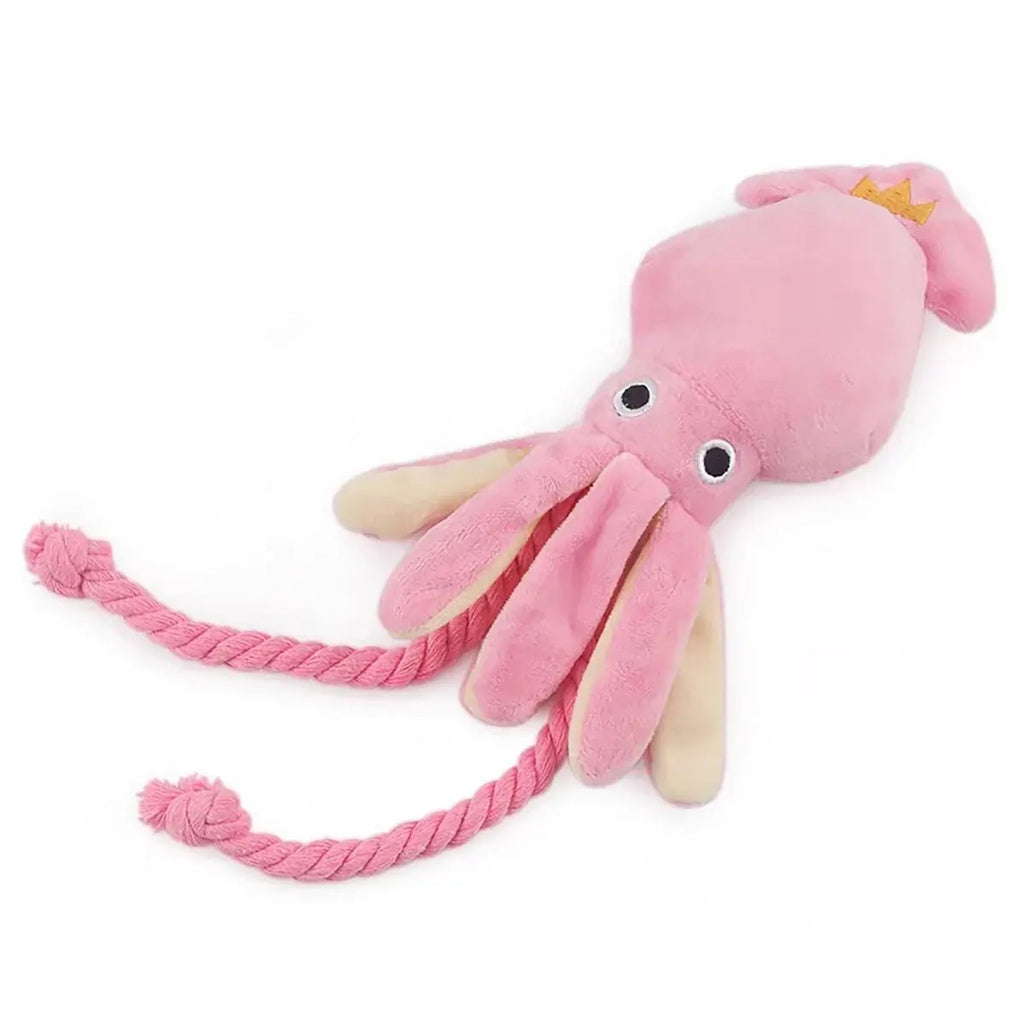 Soft Fleece Dog Chew Toy for Gentle Play