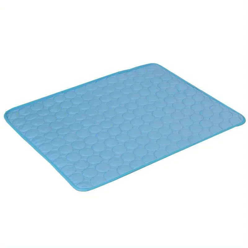 Cooling Silk Dog Bed Mat – Soft Summer Pet Sleeping Pad