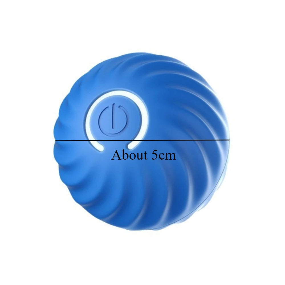 Automatic Moving Dog Ball Toy – USB Rechargeable Interactive Jumping & Rotating Puppy Toy