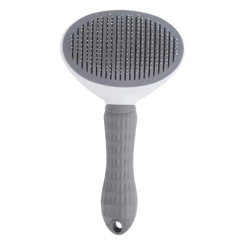 Self-Cleaning Pet Grooming Brush for Dogs & Cats – Hair Remover and Dematting Comb