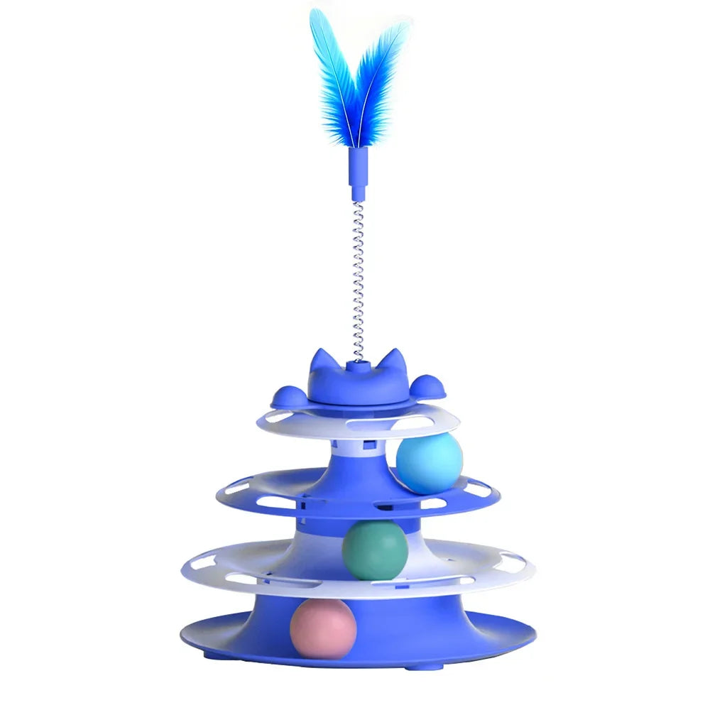 Lightweight Plastic Cat Toy Balls – Indoor Play Toys for Cats
